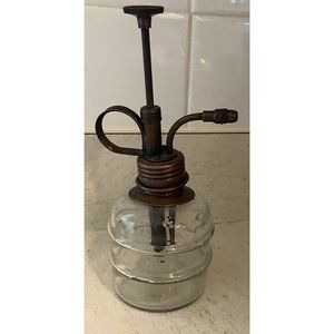 Vintage glass spray bottle